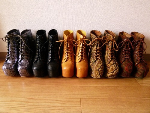 Wishlist: Jeffery Campbell boots.