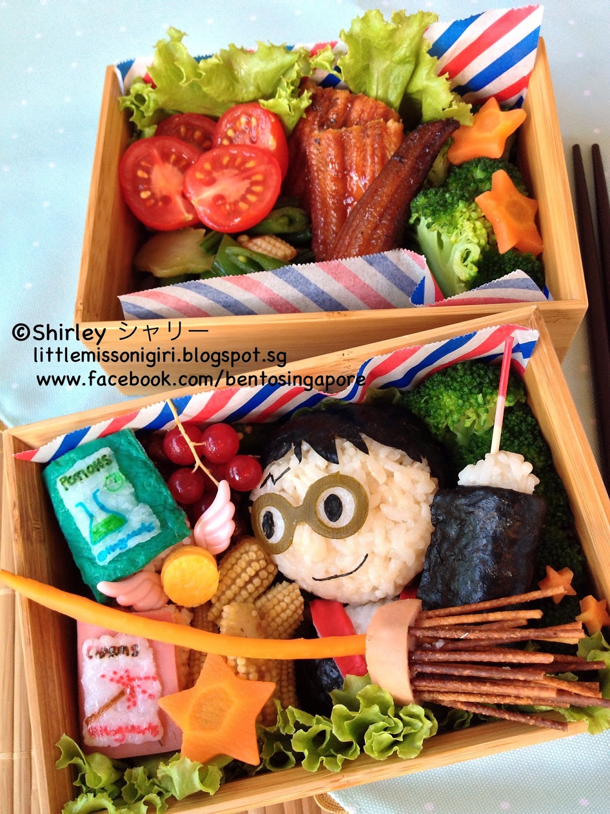 Harry Potter Bento ハリーポッターのキャラ弁 Little Miss Bento