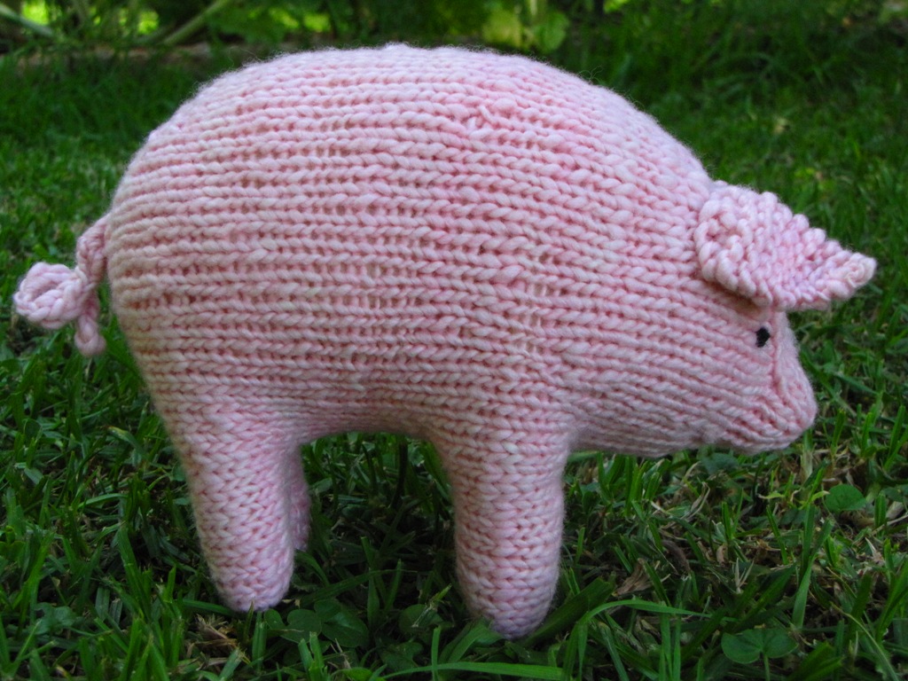 Pig Knitting Pattern and a Giveaway Natural Suburbia