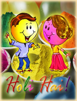 Animated Holi Cards