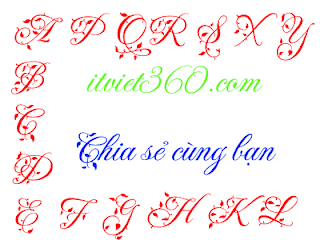 Font UTM Fleur - Cách viết chữ tiếng Việt cực đẹp trên máy tính