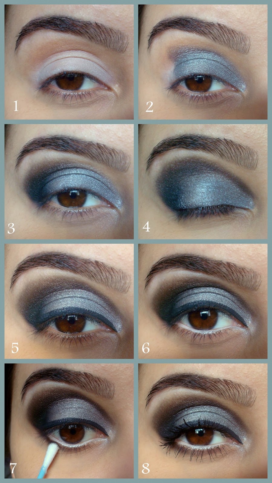 Girlene Meron: Passo a passo: Maquiagem azul (fácil)