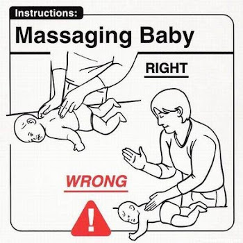 MASSAGING BABY