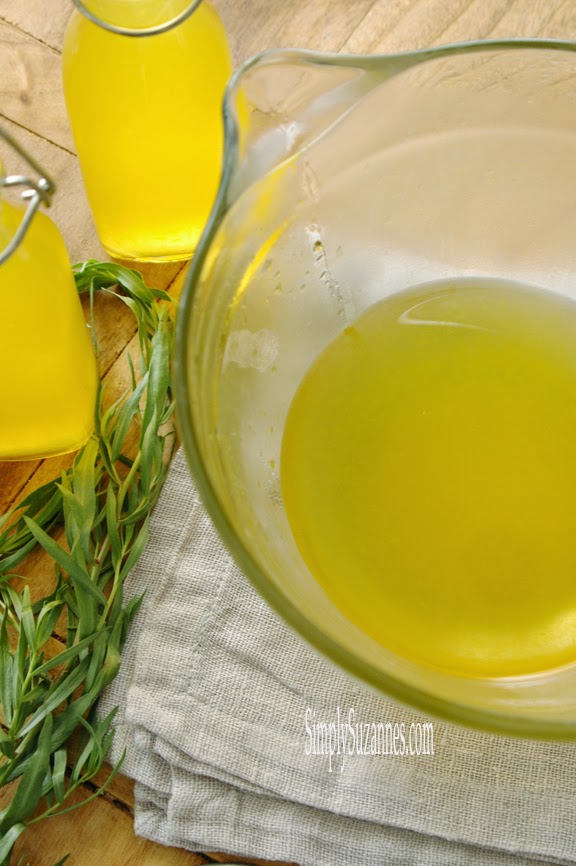 Simply Suzanne's AT HOME orange tarragon syrup . . . a Summer simple syrup