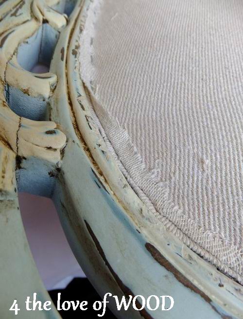 4 the love of wood HOW TO UPHOLSTER AN OPEN CHAIR BACK step two