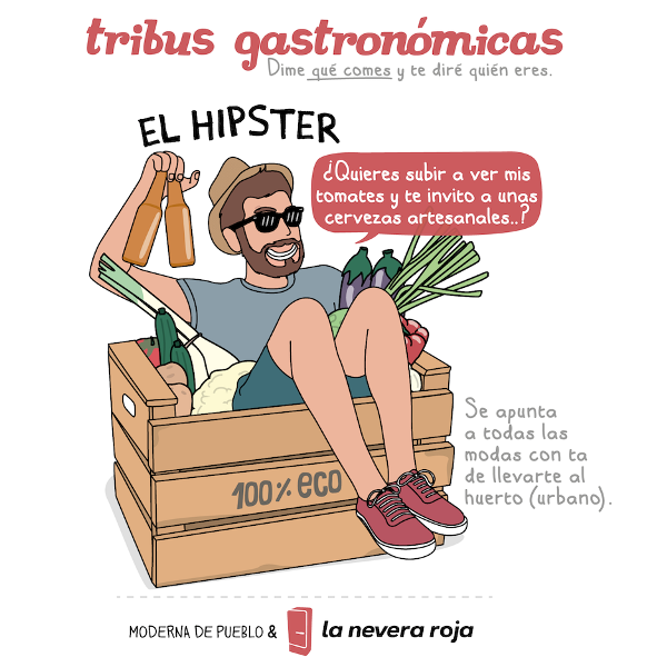 tribus gastronomicas hipster