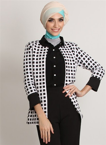 model blazer wanita muslimah 2015/2016 model blazer wanita muslimah 2015/2016