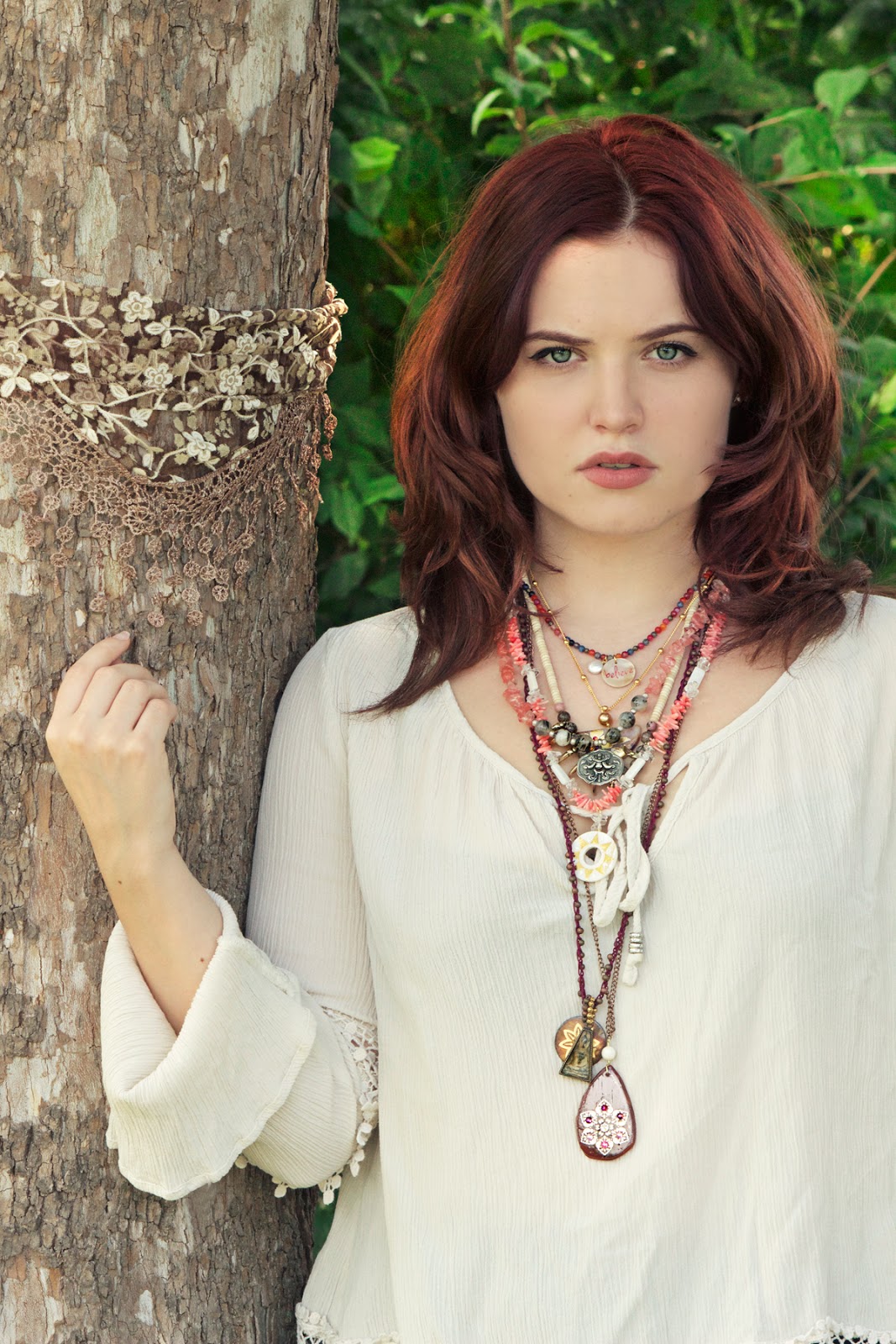 hippie style bohemian beaded necklaces by Allison Beth Cooling