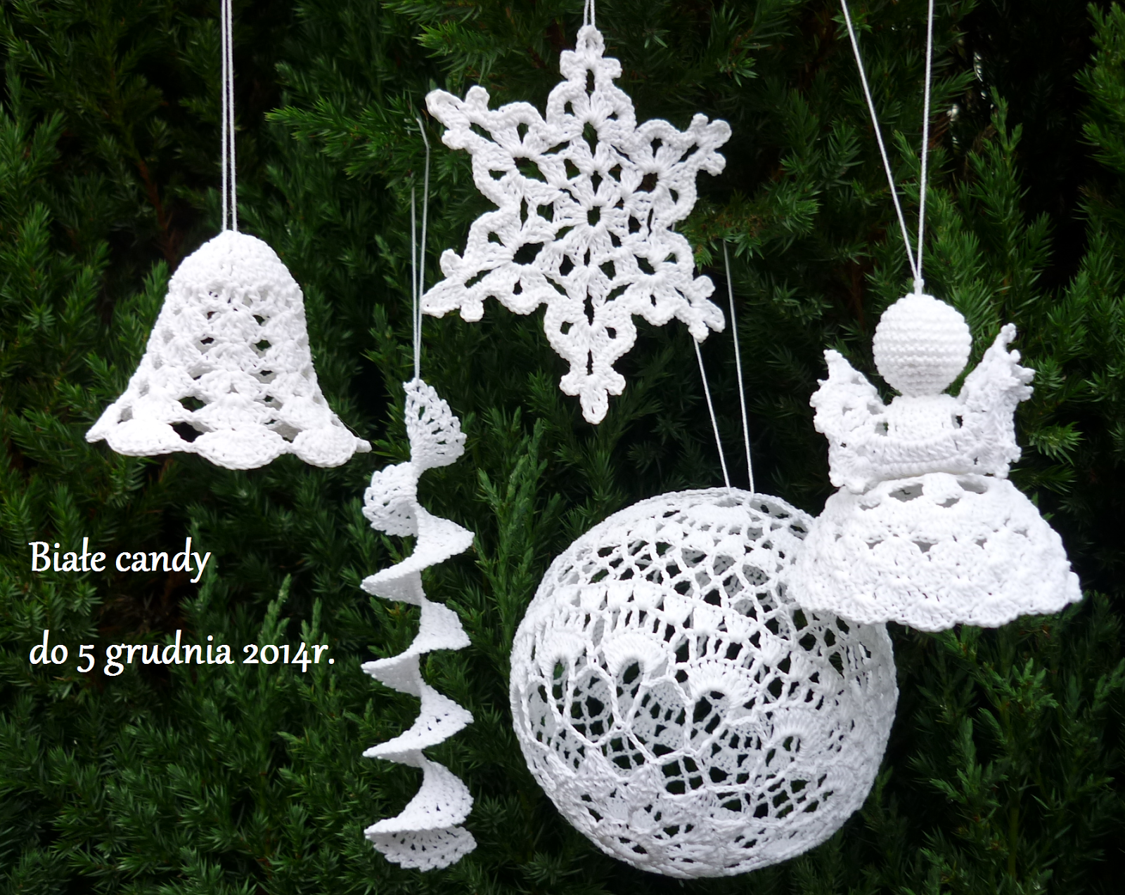 Ogrod Druty I Szydelko Schematy Do Moich Szydelkowych Ozdob Choinkowych