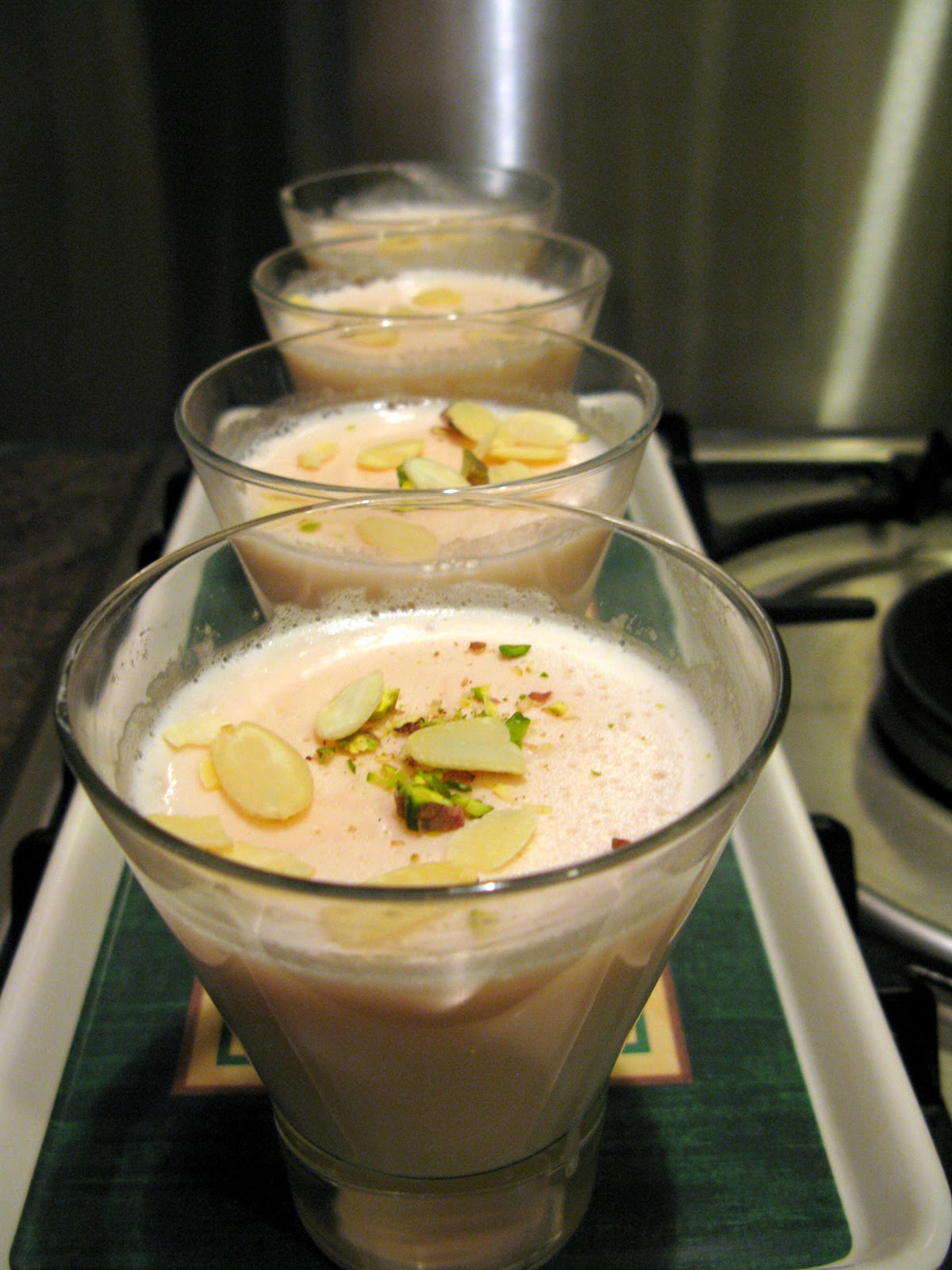 Chachi's Kitchen Faluda / Falooda / Mlky Cardamom Jelly / Khoja Style