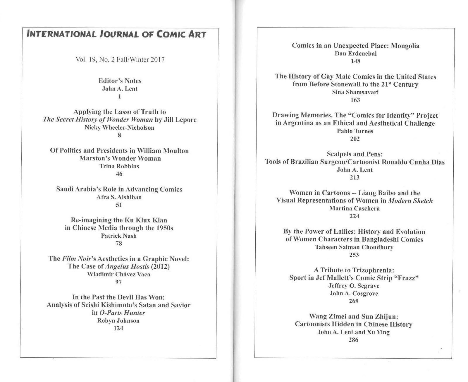 International Journal Of Comic Art Blog International Journal Of Comic Art Blog