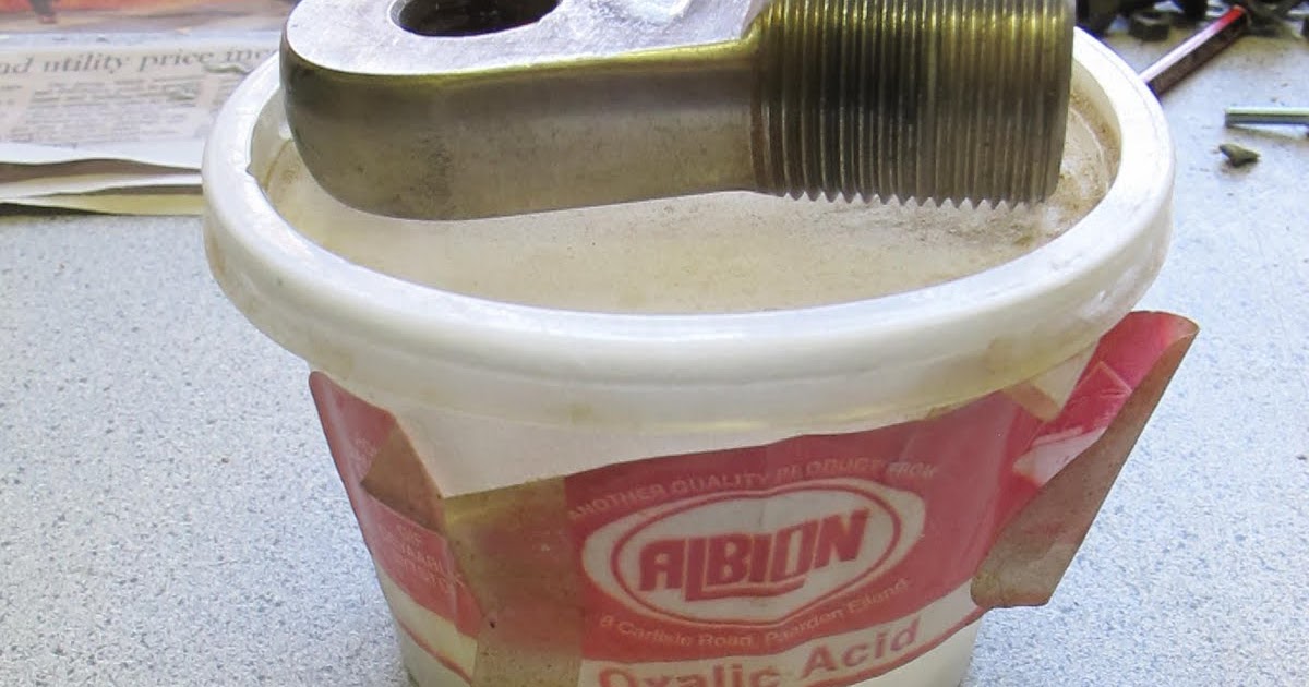 CKD Boats Roy Mc Bride How to clean stainless steel with Oxalic Acid