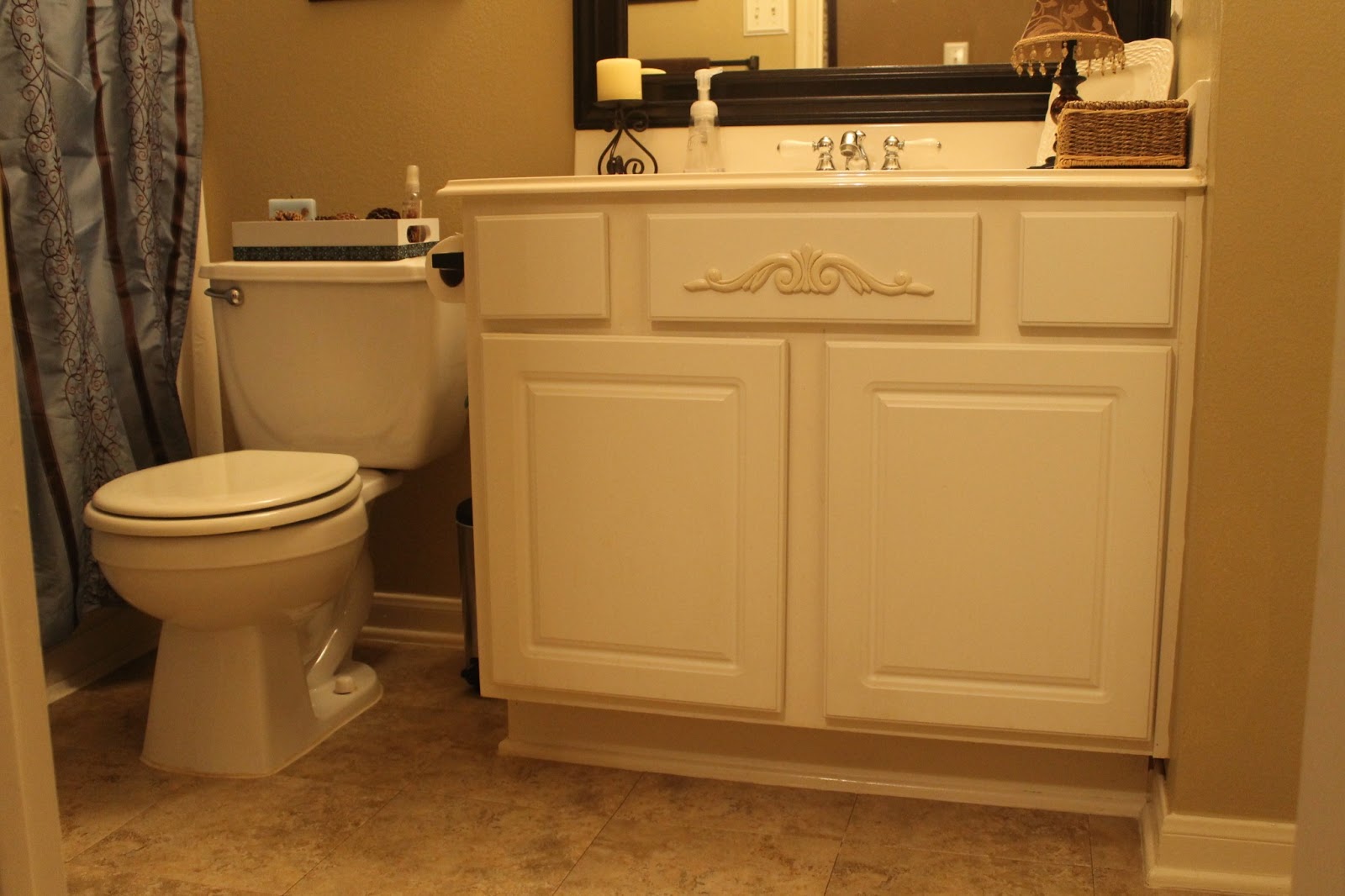 Texas Decor Adding Furniture Legs To Bathroom Vanity