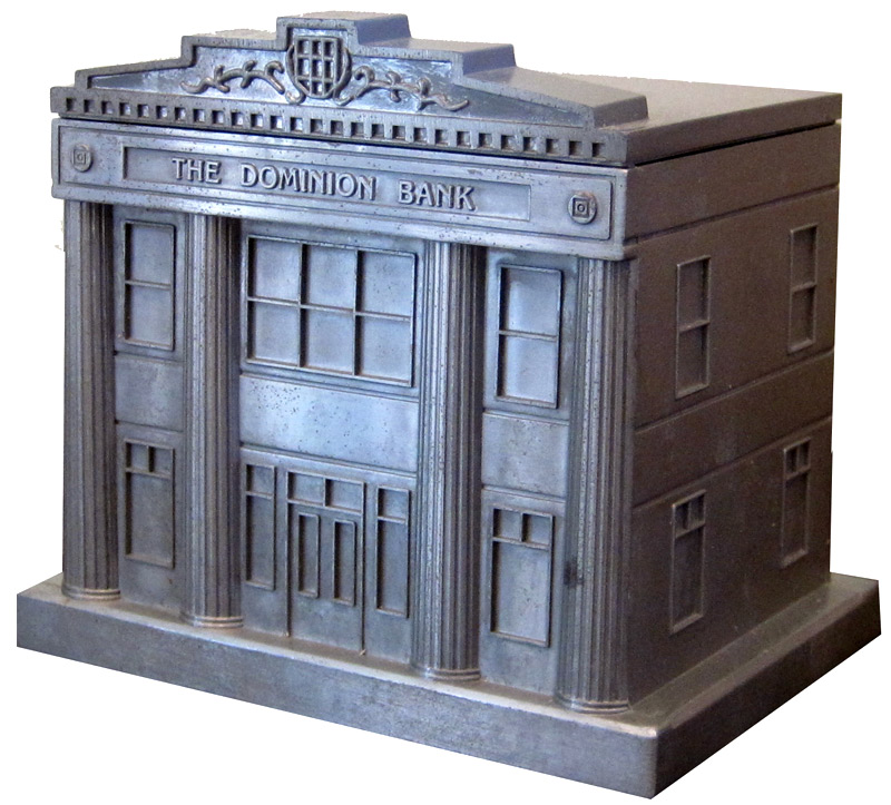 Building Collector Toronto Dominion 150th Anniversary Coin Bank