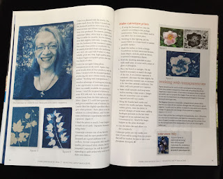 Quilting Arts, Cyanotype Article by Sue Reno, Image 2