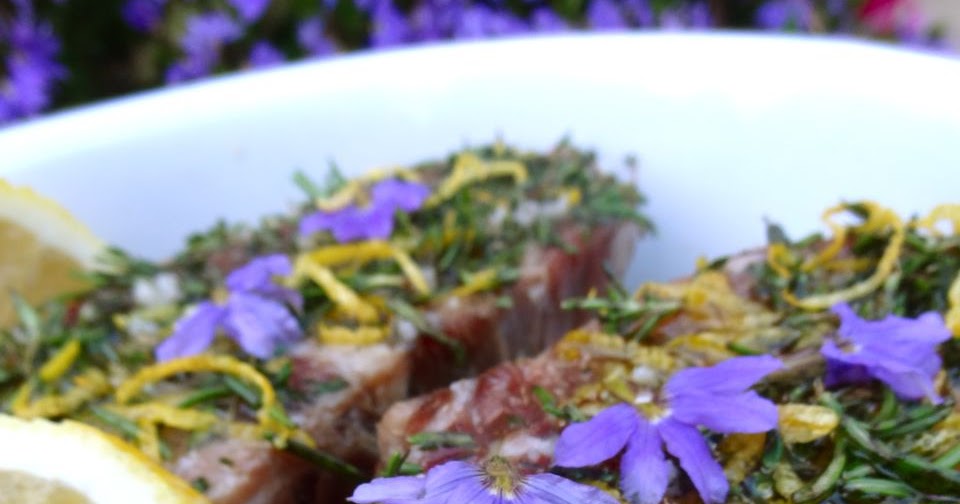 Scrumpdillyicious Grilled Veal Chops with Lemon & Rosemary