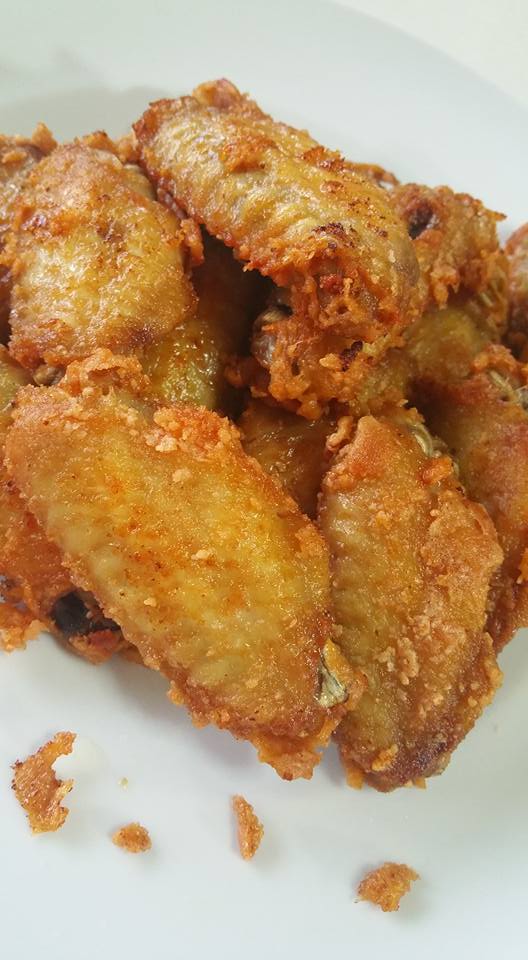 Fried Chicken Wings with red fermented tofu (南乳) by Jeannie Lee