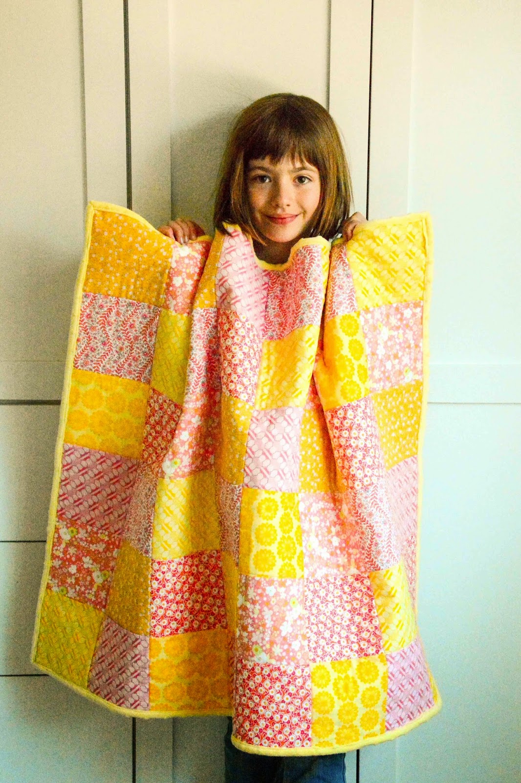 Aesthetic Nest Sewing Minky Backed Baby Quilt for WeAllSew