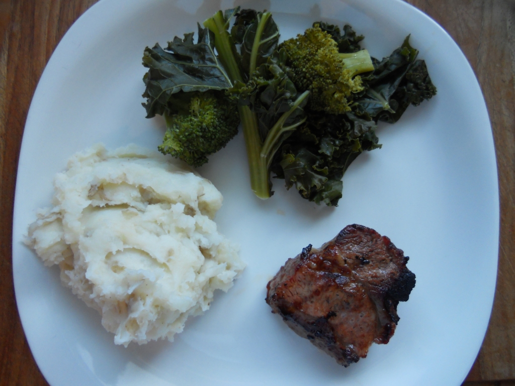 Snacking Squirrel Meat and Potatoes Girl