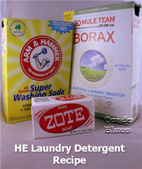 Condo Blues How to Make Powdered High Efficiency Laundry Detergent