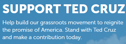 Donate to Ted Cruz by clicking the image below