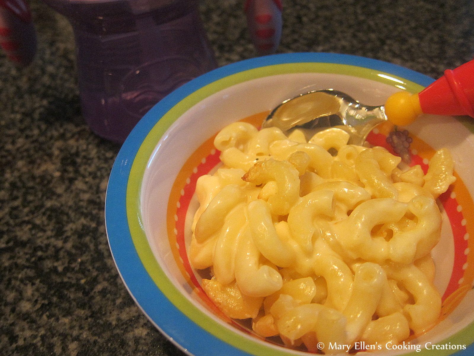 Mary Ellen's Cooking Creations Toddler Friendly MacnCheese