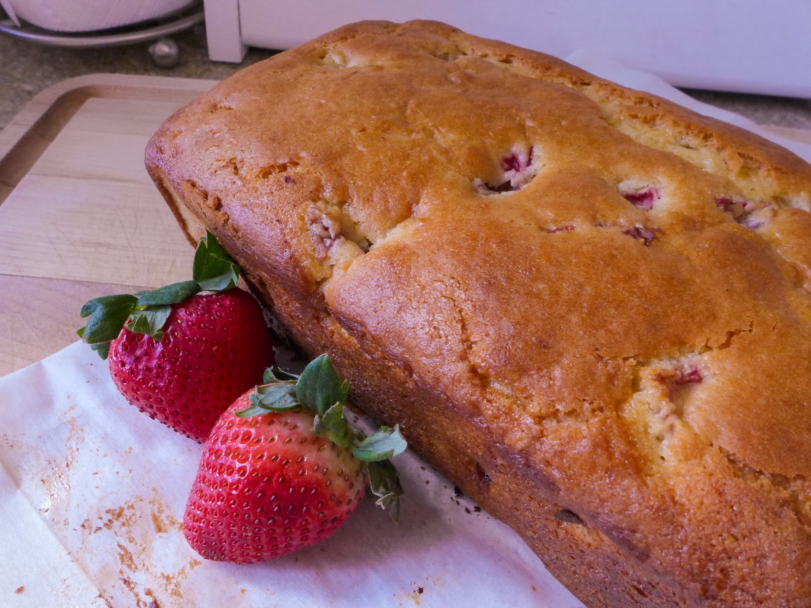 Dimples & Delights Strawberry Cream Cheese Loaf