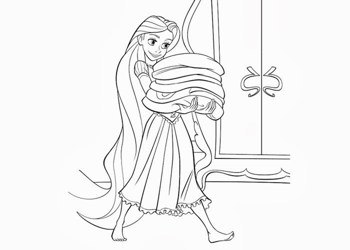 Rapunzel Tangled coloring page | Free Coloring Pages and Coloring Books