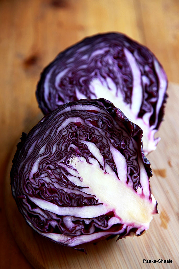 PaakaShaale Purple cabbage slaw with hung curd dressing