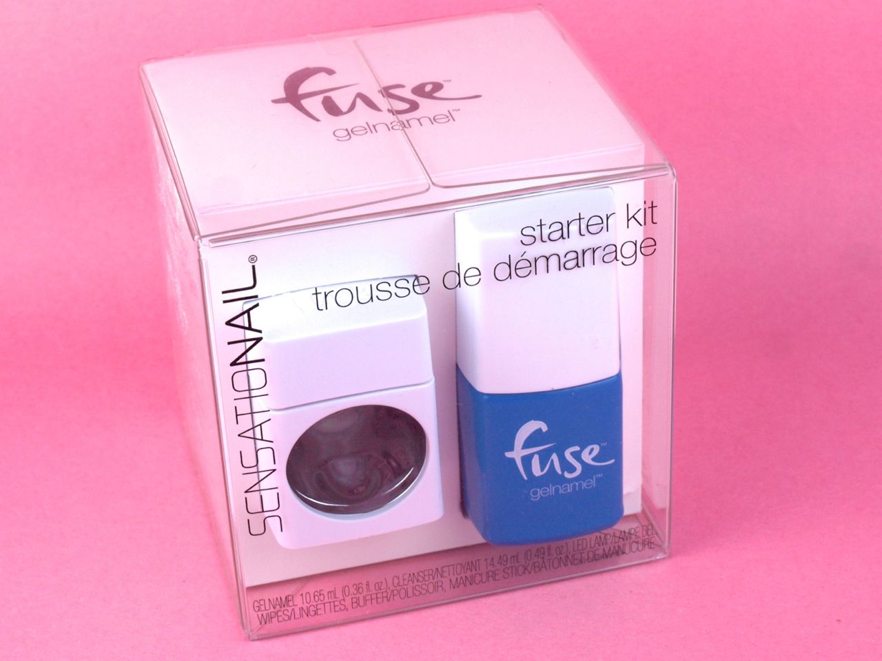 Sensationail Fuse Gelnamel Starter Kit in "Sonic Blue-M": Review and Swatches