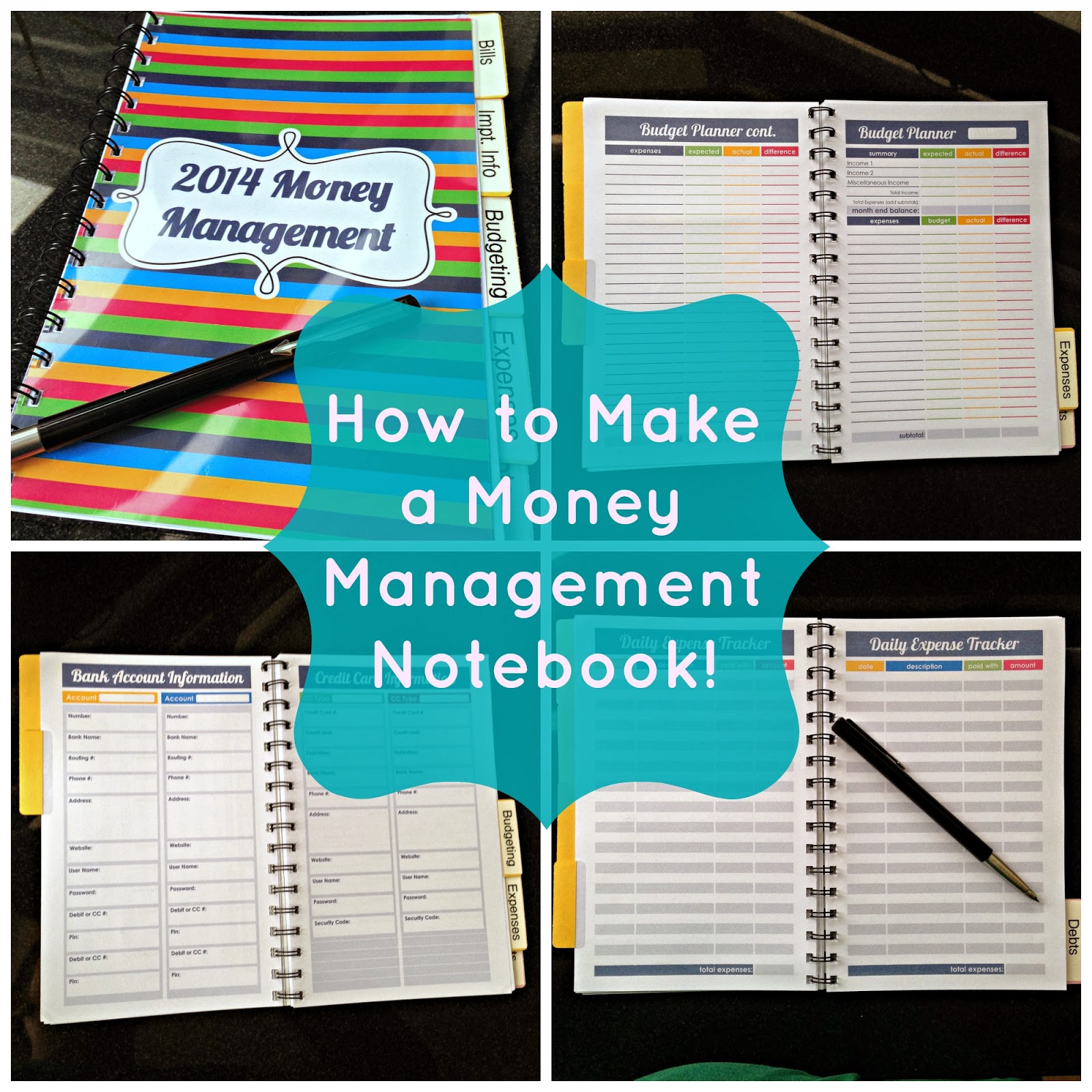 How to Make a Money Management Notebook Fresh and Organized Bloglovin’