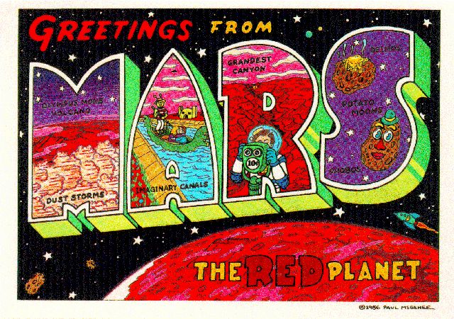 mars travel brochure