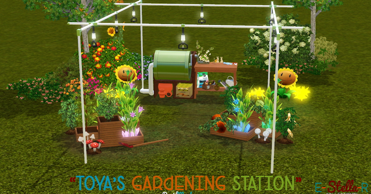 My Sims 3 Blog Toya's Gardening Station by David Montenegro
