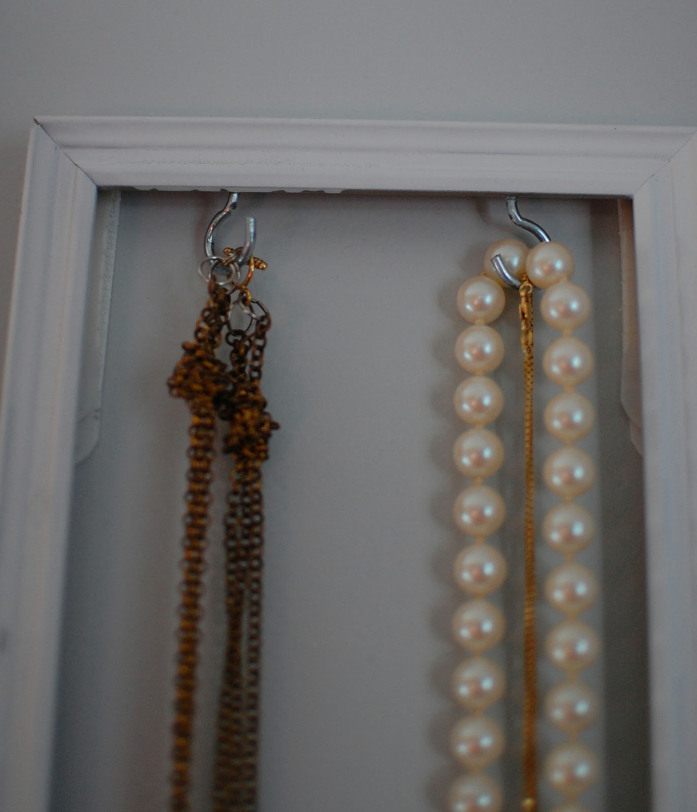 when skies are grey { framed jewelry art }