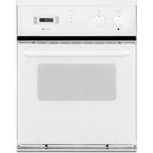 Maytag CWE4100ACE 24 Single Electric Wall Oven - White