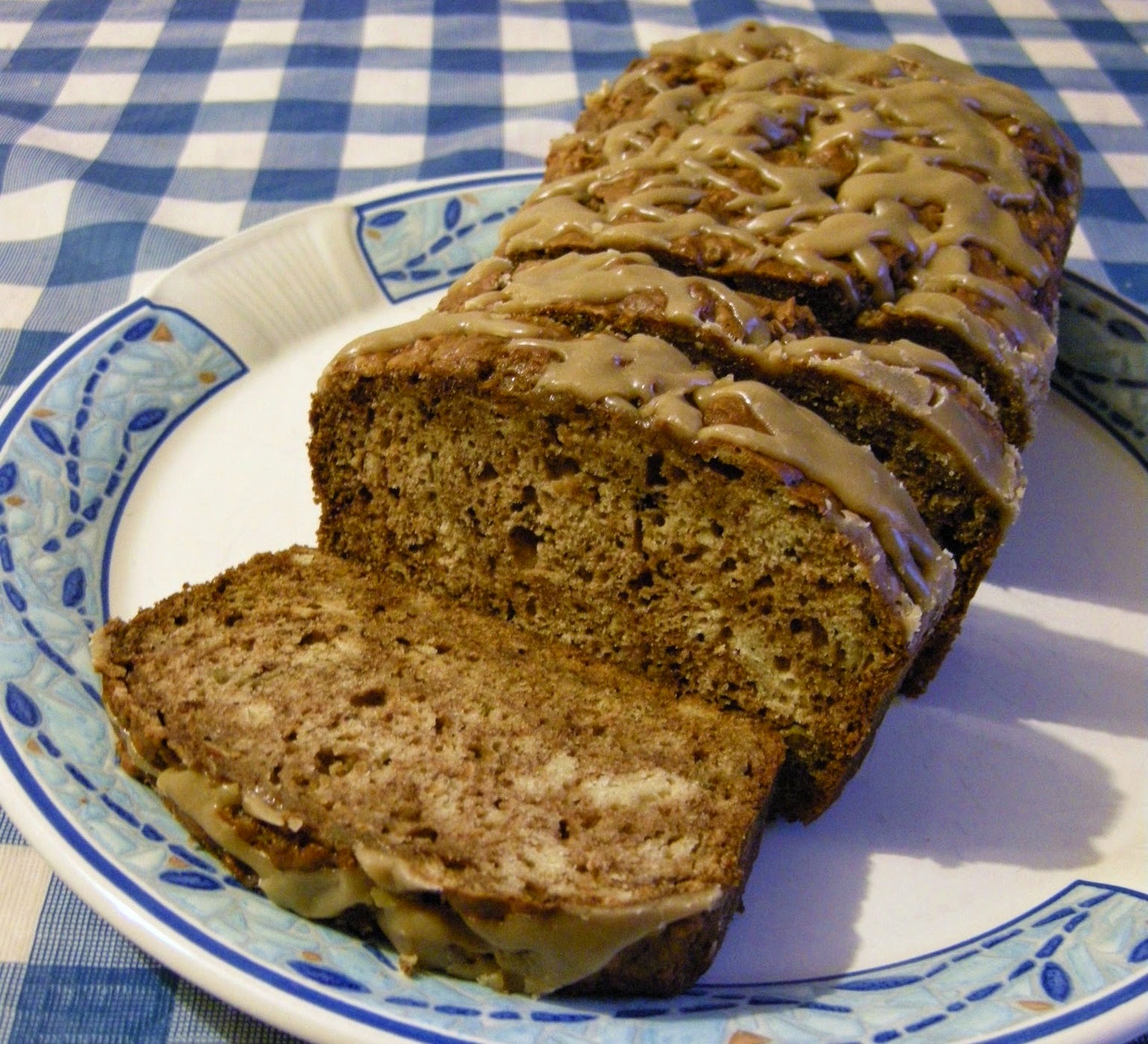 Caramel Glazed Apple Bread