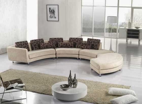 Contemporary Brown Sofa