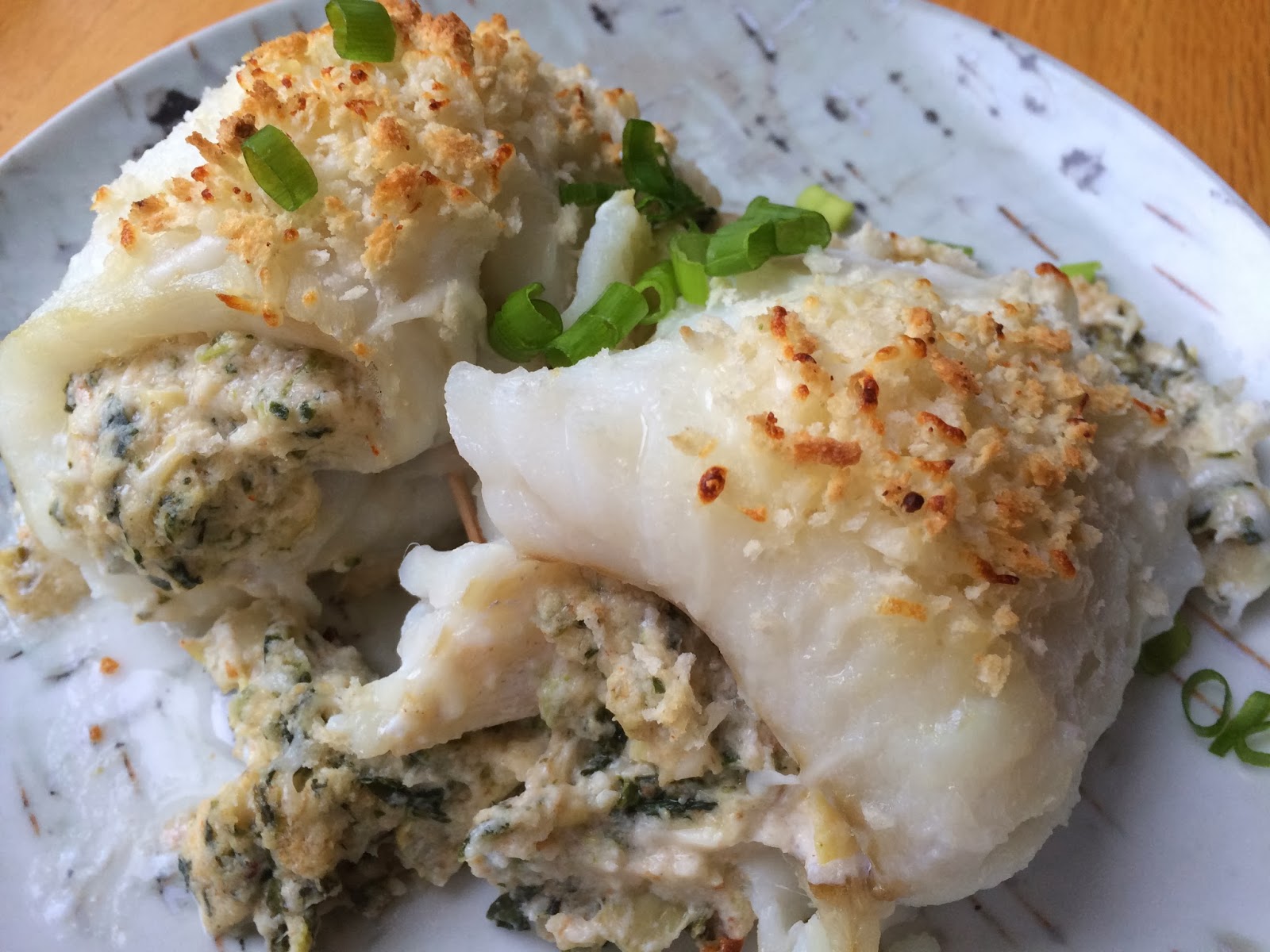 Cod with Crab Stuffing