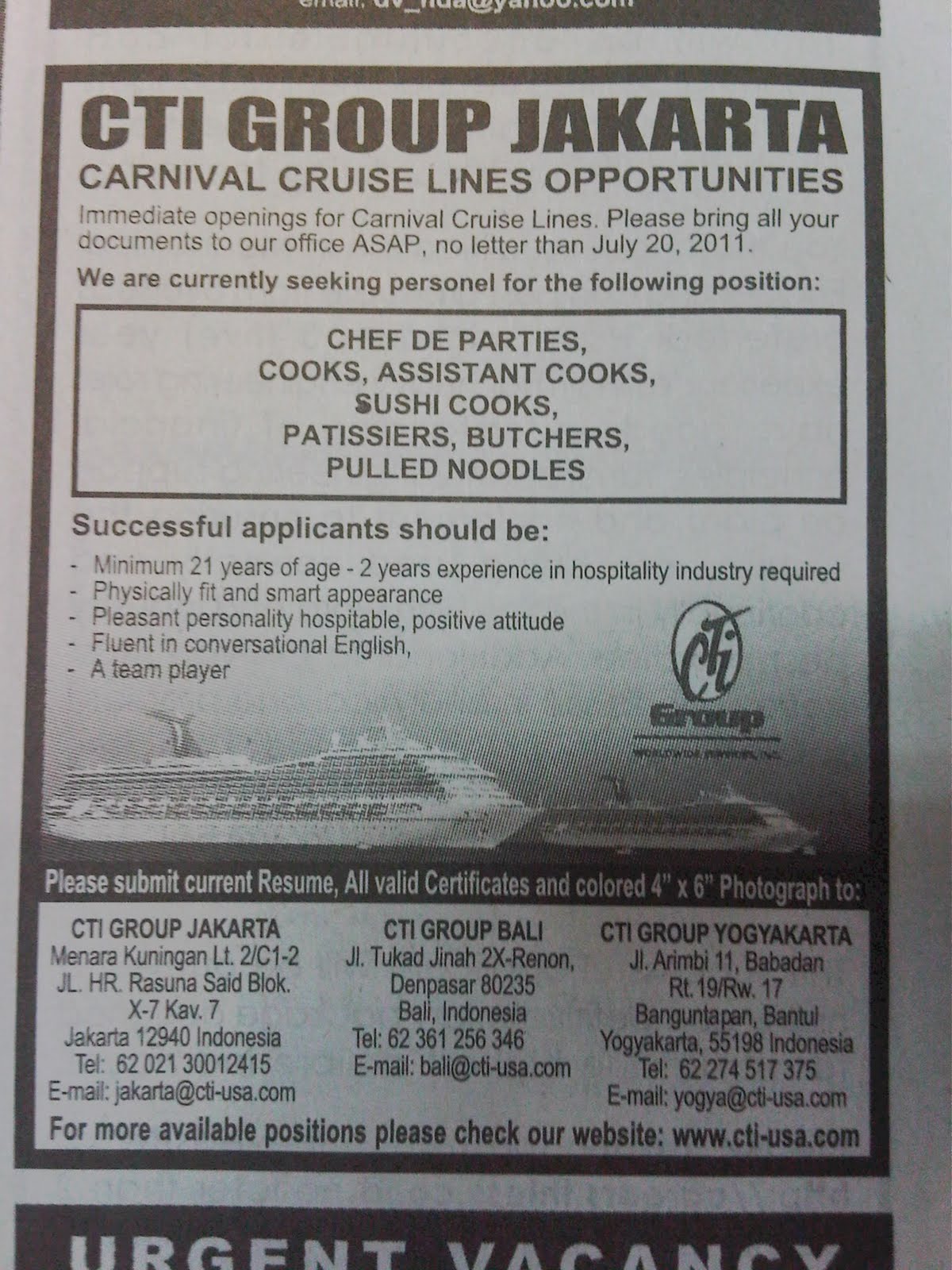 Lowongan Kerja Terbaru