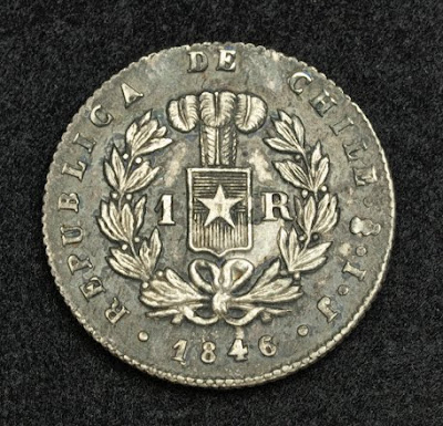 buy sell Silver Coin Chile Real 