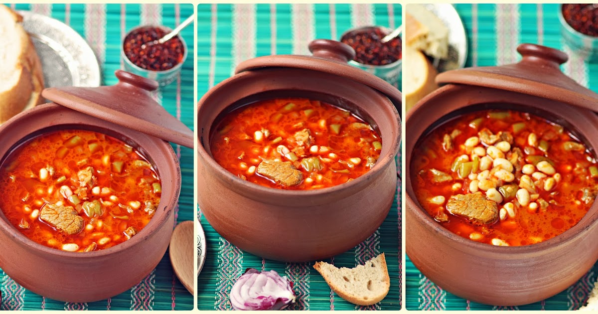 Bakır Tencerem Güveçte etli kuru fasulye