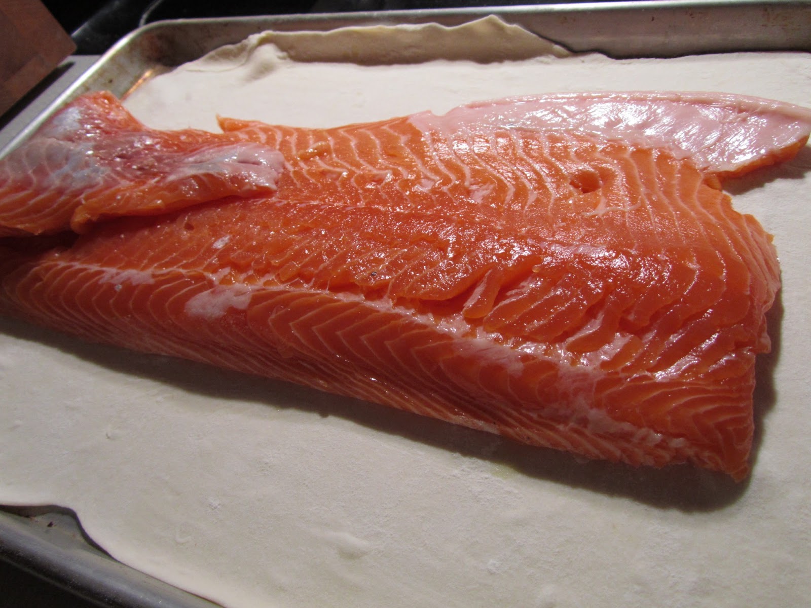 Elisa's Cantine Jamie Oliver's Salmon en Croûte