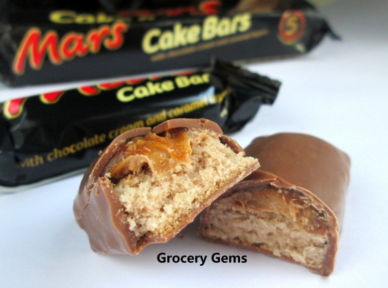 Grocery Gems New Mars Cakes Galaxy Treat Cake and Mars Cake Bars