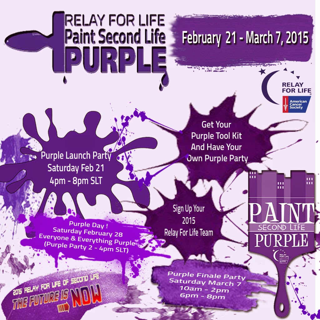 RFL News: Paint SL Purple- February 21- March 7th 2015 ~ The SL Enquirer