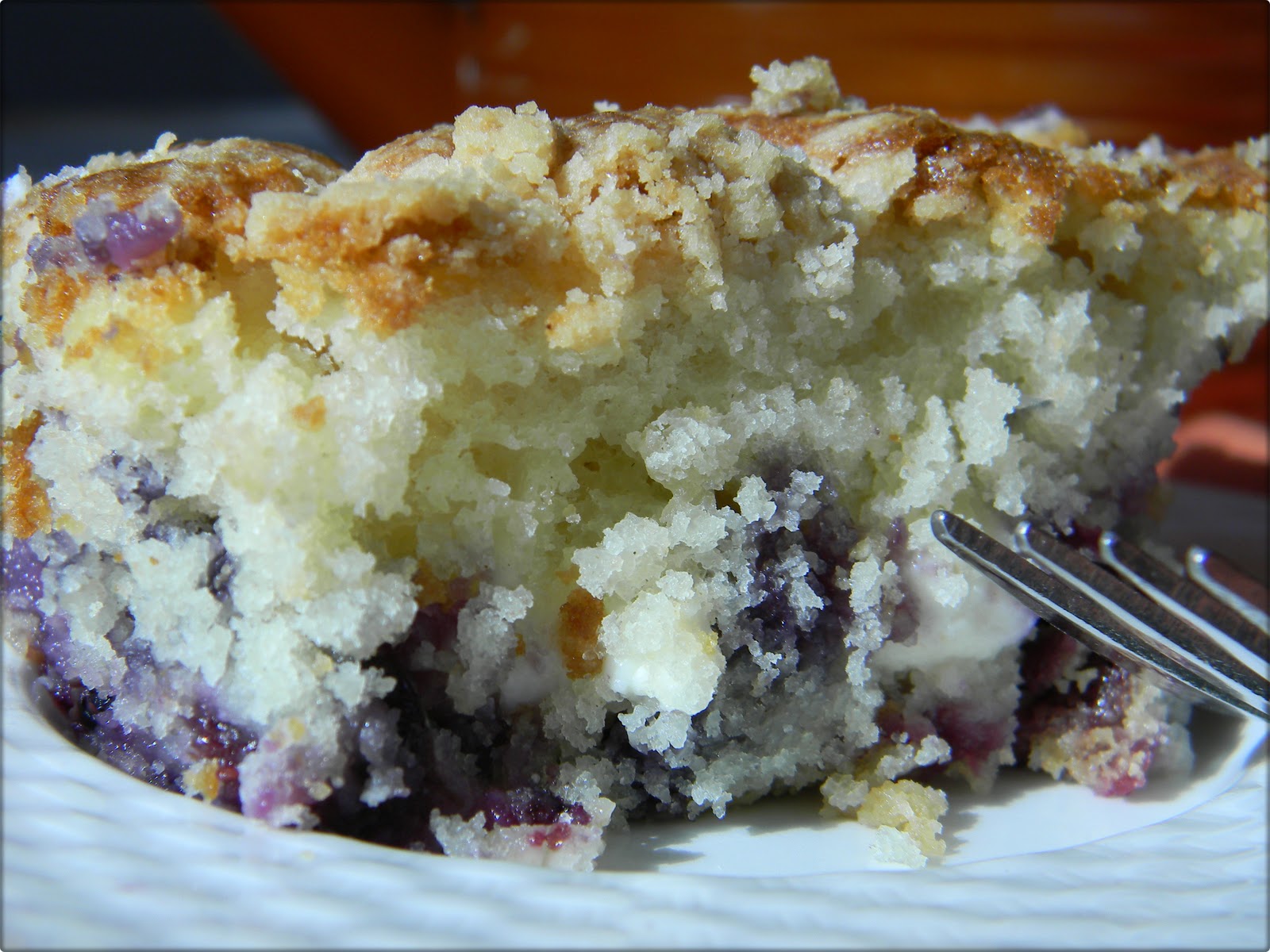 A Musing Potpourri Blueberry Cream Cheese Coffee Cake