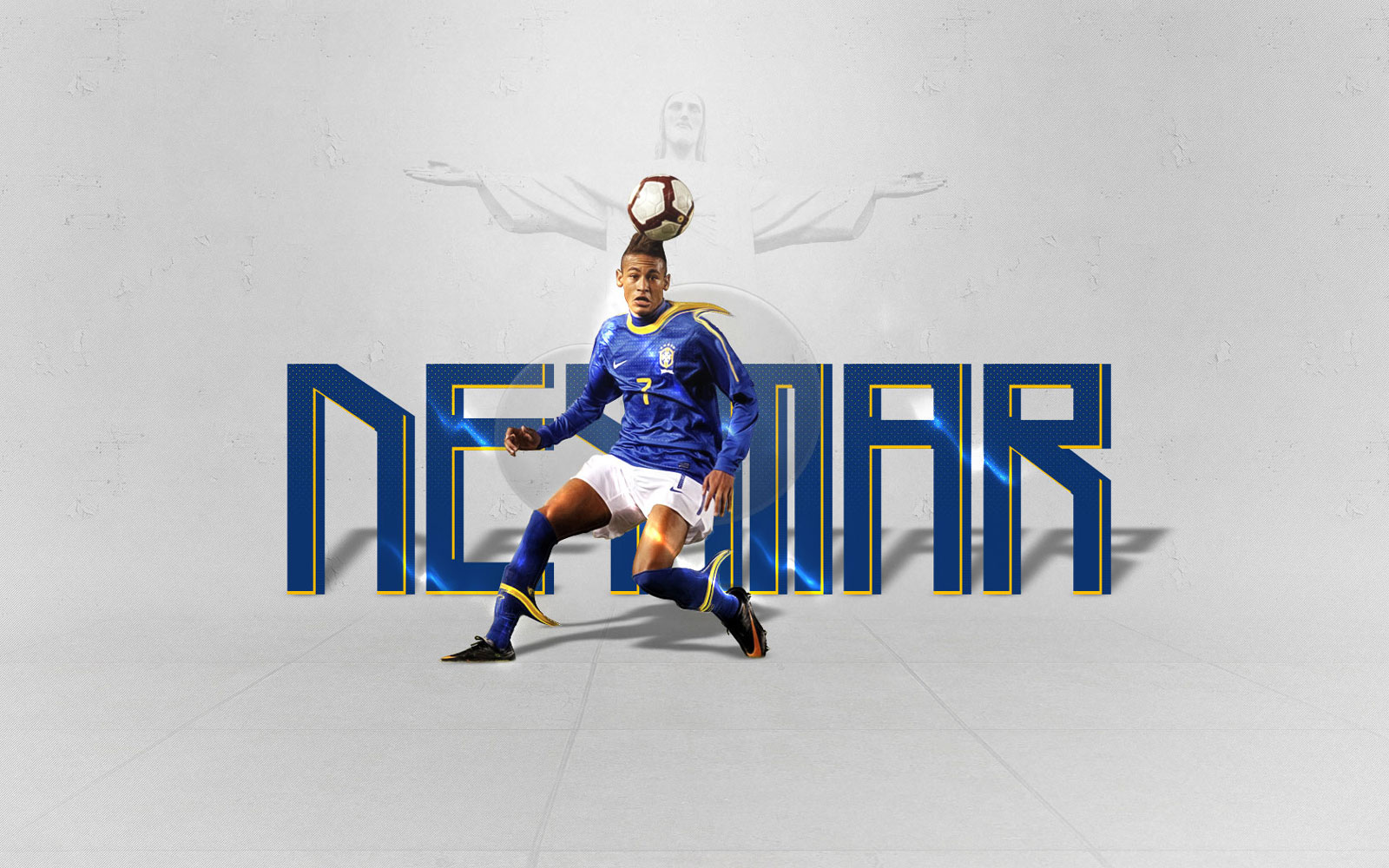 Обои Сборная Бразилии - Неймар 4 - Футбольные обои