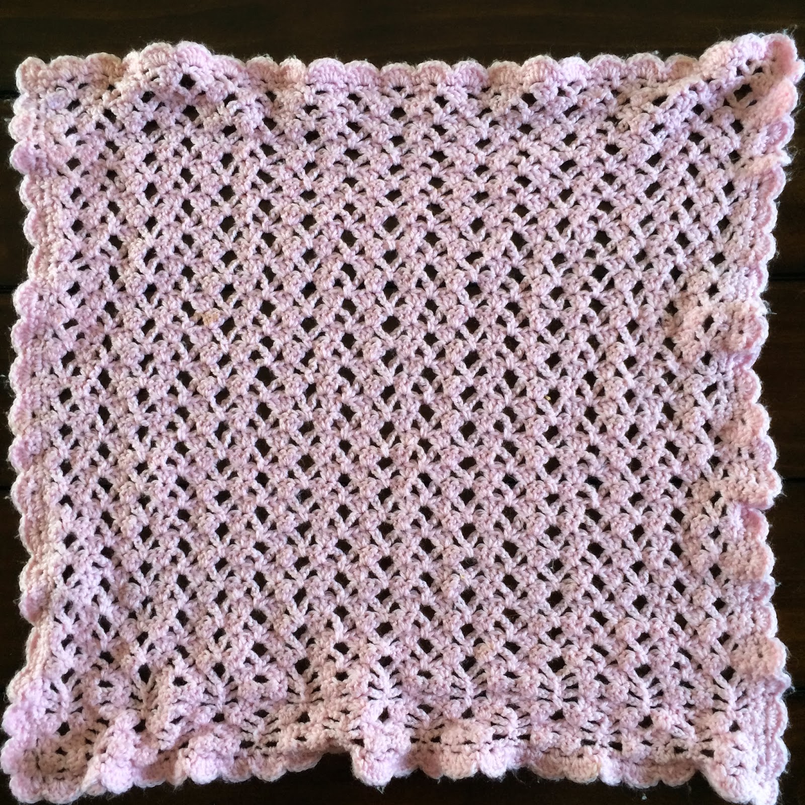 Not My Nana's Crochet!: Crochet Lacy Baby Blanket - Free Pattern