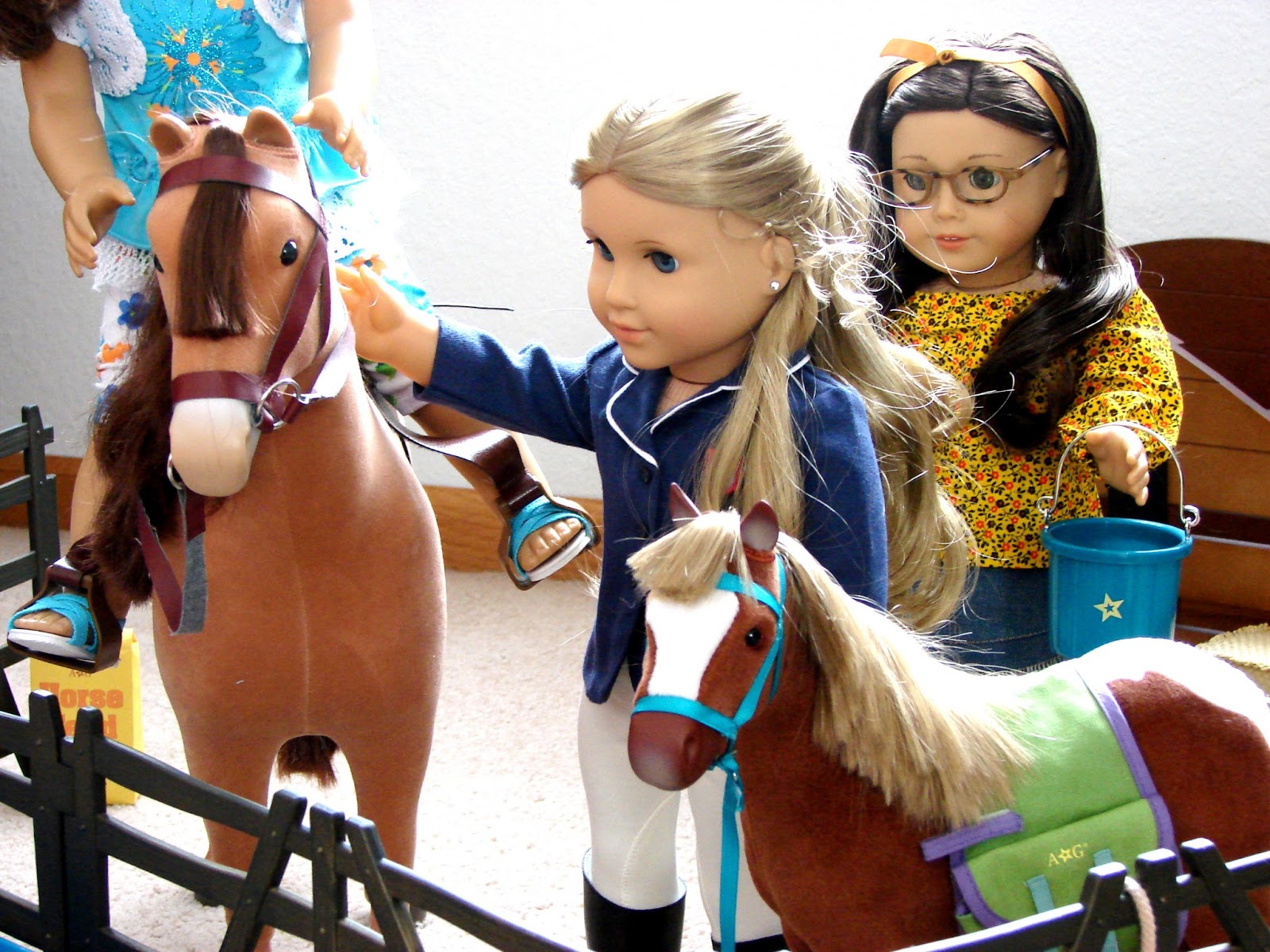 American Girl Doll Play Doll Play with the Horses