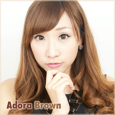 Adora Brown Contact Lenses at ohmylens.com