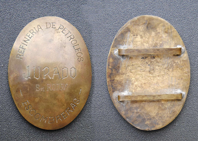 PLACA GUARDA JURADO 1876-1962 CHAPA+GUARDA+JURADO